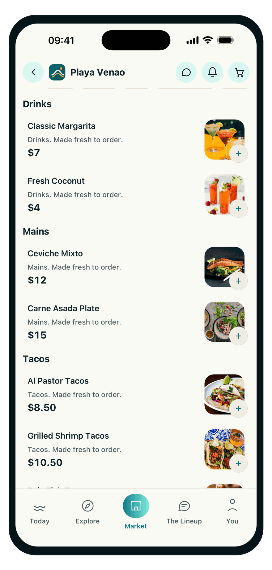 Reservas con registro, alertas en tu teléfono, en la app Coastly